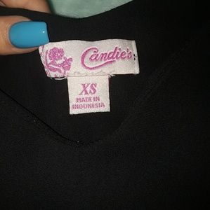 Black top with back details